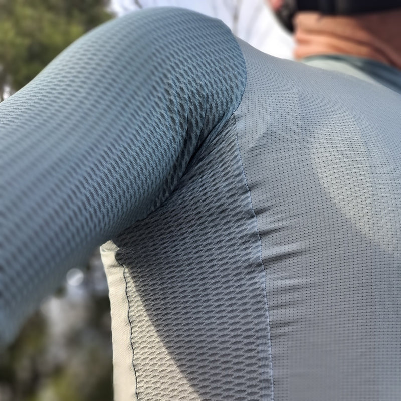 Maillot Vélo ORIZN Air - Vert Givré & Sable