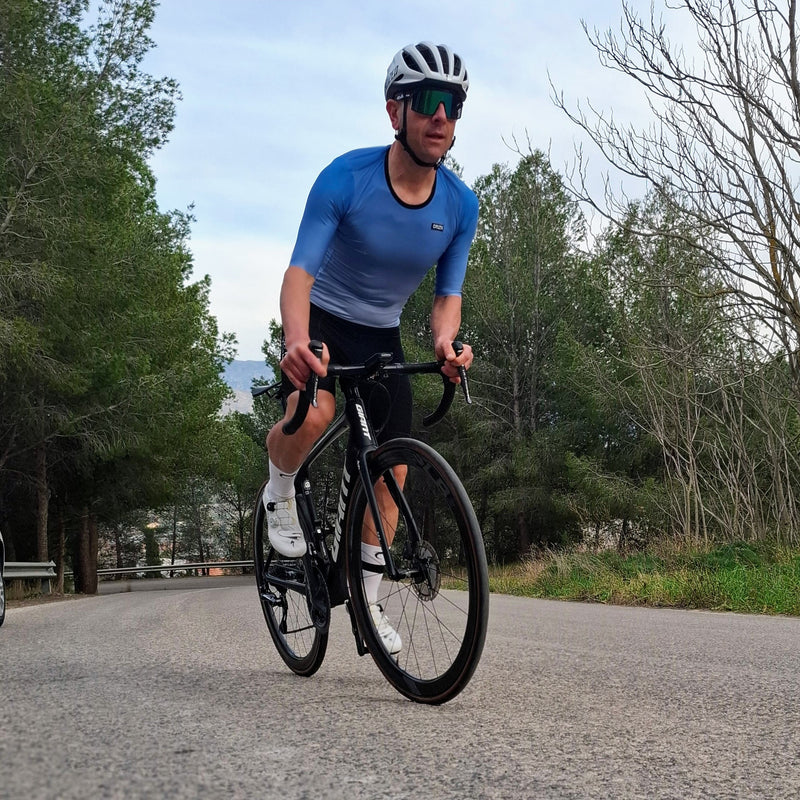 Maillot Vélo ORIZN Flow - Bleu Azur