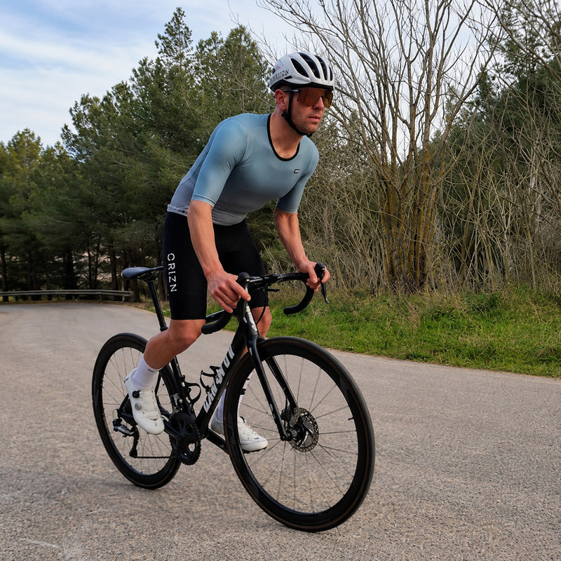 Maillot Vélo ORIZN Flow - Vert Givré & Sable