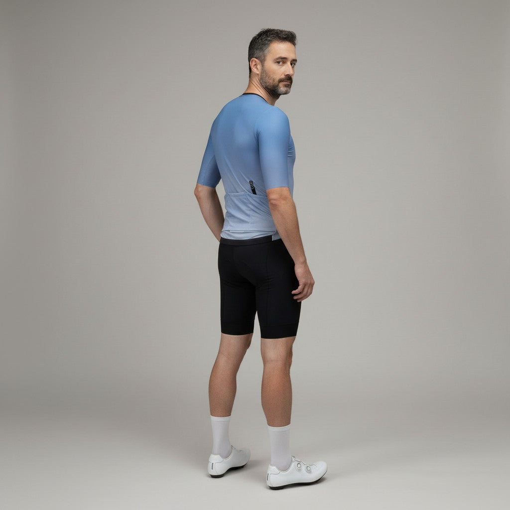 Maillot Vélo ORIZN Flow - Bleu Azur