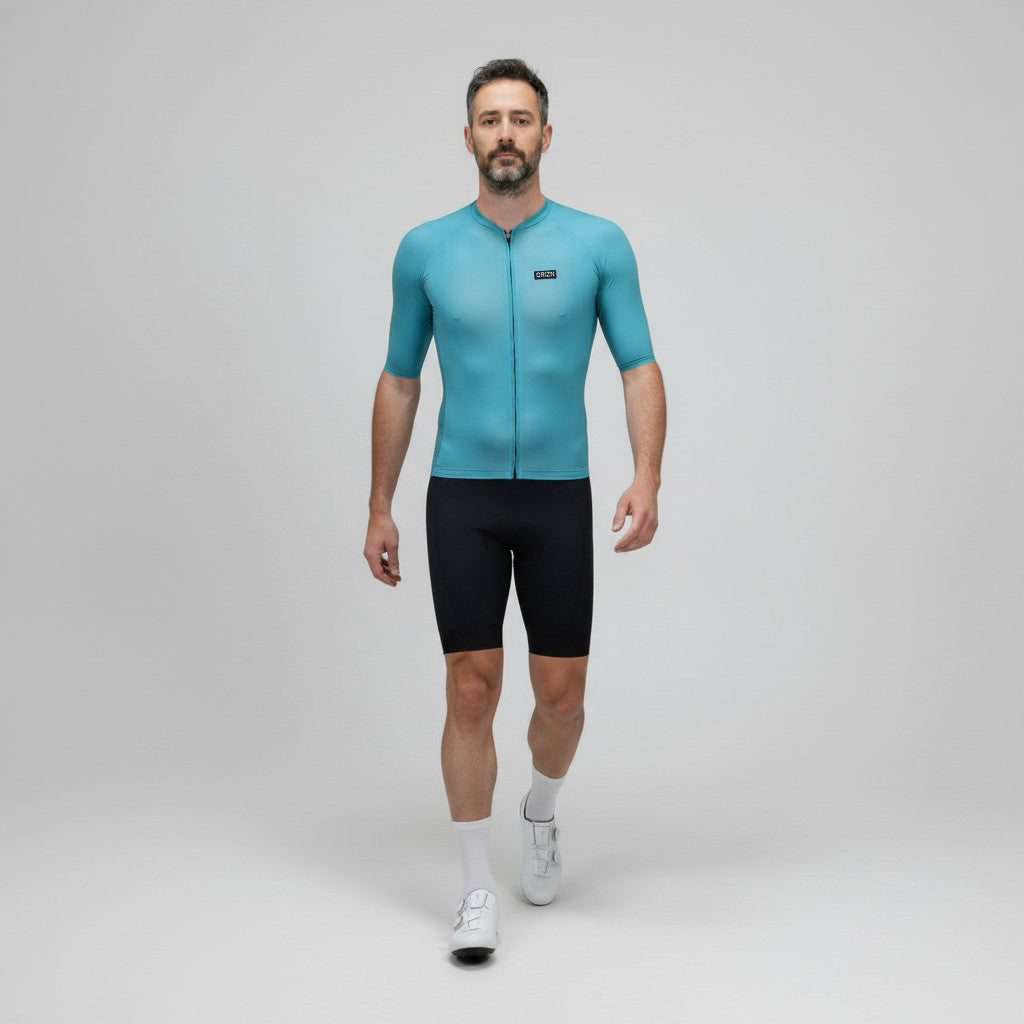 Maillot Vélo ORIZN Pace - Vert Arctique