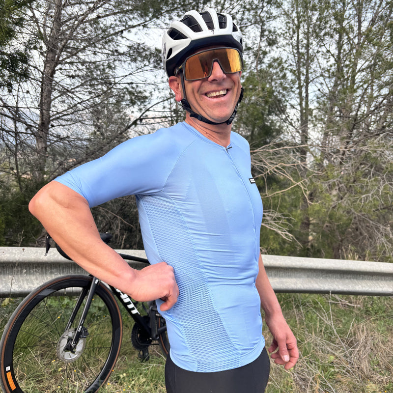 Maillot Vélo ORIZN Pace - Bleu Azur